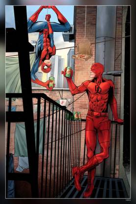 Spidey And Daredevil Spiderman Marvel Comics Marvel Spider Man Matte Finish  Poster Paper Print - Animation & Cartoons posters in India - Buy art, film,  design, movie, music, nature and educational paintings/wallpapers