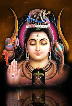 Poster Lord Shiva Bholenath Ji Photo sl-9924 (Wall Poster, 13x19 Inch,  Matte Paper, Multicolor) Fine Art Print - Art & Paintings posters in India  - Buy art, film, design, movie, music, nature