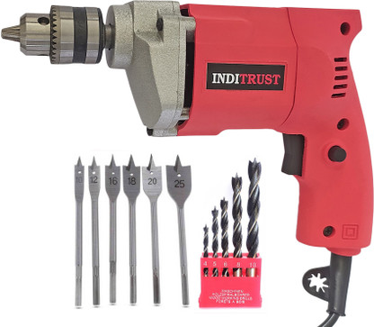 6pc Flat 5pc Wood Drill Bit Set Power 