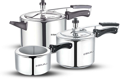 BAJAJ 2 L, 3 L, 5 L Inner Lid Pressure Cooker