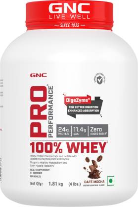 GNC Pro Performance 100% Whey Protein Powder Mawa Kulfi