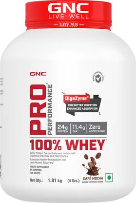 GNC Pro Performance 100% Whey Protein Powder Cream C GNC Pro Performance 100% Whey Protein Powder Cream C