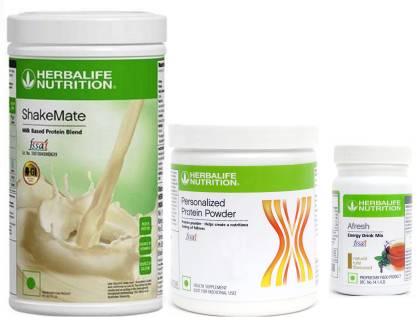 Herbalife Nutrition shakemate 500g + protein powder 200g + afresh tulsi ...