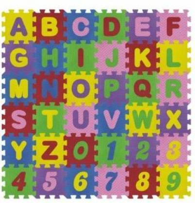 Vinayak ABC & Numbers Mini Foam Puzzles Mat for kids Learning - ABC ...