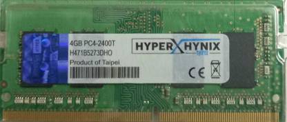hyperhynix DDR4 DDR4 4 GB Laptop DDR4 RAM (4GB DDR4 2400 MHZ LAPTOP MEMORY RAM)