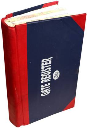 ABD Gate Register Record Book Premium Quality 80 GSM Paper 200 Pages 1 ...