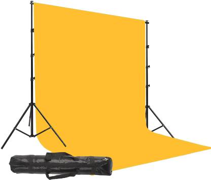 GiftMax Photography Backdrop Stand Kit Background Support Kit Foldable with  Bag and Curtain Cloth (with Stand KIT, Yellow Screen) Reflector Price in  India - Buy GiftMax Photography Backdrop Stand Kit Background Support