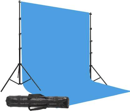 GiftMax Photography Backdrop Stand Kit Background Support Kit Foldable with  Bag and Curtain Cloth (with Stand KIT, Sky Blue Screen) Reflector Price in  India - Buy GiftMax Photography Backdrop Stand Kit Background