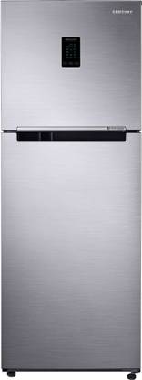 [For SBI Credit Card Users] SAMSUNG 324 L Frost Free Double Door 3 Star Convertible Refrigerator  (Elegant Inox, RT34T4513S8/HL)