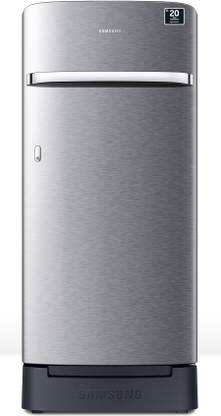 [For ICICI Credit Card] SAMSUNG 189 L Direct Cool Single Door 5 Star Refrigerator with Base Drawer  (Elegant Inox, RR21C2H25S8/HL)