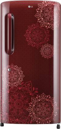 LG 215 L Direct Cool Single Door 5 Star Refrigerator with Smart Inverter With Smart Connect , Moist N Fresh  (Ruby Regal, GL-B221ARRZ) at Rs. 19790