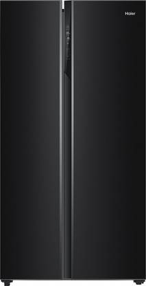 Haier 630 L Frost Free Side by Side Convertible Refrigerator  (Black Steel, HRS-682KS) at Rs. 64990
