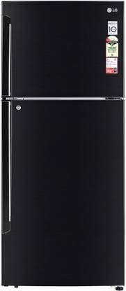 [For HDFC Bank Credit Card EMI] LG 412 L Frost Free Double Door 1 Star Convertible Refrigerator with Door Cooling+, Inverter Compressor, Express Freeze & Multi Air Flow  (Ebony Sheen, GL-T432AESR)