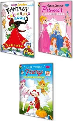 My Jumbo Cartoon Colouring Book Of Fantasy, Fairy And Princess: Buy My  Jumbo Cartoon Colouring Book Of Fantasy, Fairy And Princess by Manoj at Low  Price in India 
