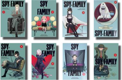 Spy X Family Manga Volumes 1 - 8 Collection Set By Tatsuya Endo: Buy ...