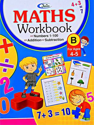 Nursery, Lkg, Ukg Maths Practice Workbook For Kids Ages 2+. Book Covers ...