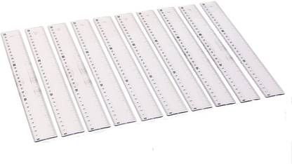 Flipkart.com | FRKB Transparent Plastic Ruler,12 Inch Standard/Metric ...