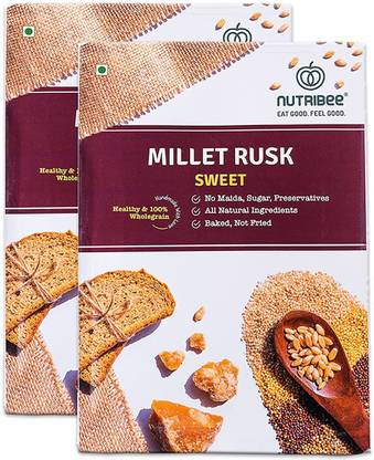 Multigrain Rusk Nutribee Multi-Grain Millet Rusk Refined Sugar Free Healthy Diet Toast ...