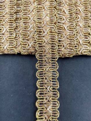 Bronze Zari Gota Border - ( 5mtr )