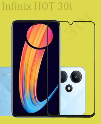 NKCASE Edge To Edge Tempered Glass for Infinix HOT 30i, (6.6V)