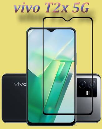 NKCASE Edge To Edge Tempered Glass for vivo T2X 5G, Vivo T2x 5G, (6.58V)
