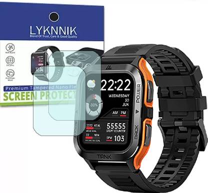 LYKNNIK Screen Guard for Kospet Tank M2, Smartwatch - LYKNNIK : Flipkart.com