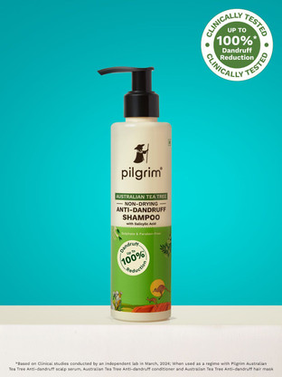 Pilgrim Australian Tea Tree Hair Shampoo for Dandruff|Itchy Scalp|Men and Women