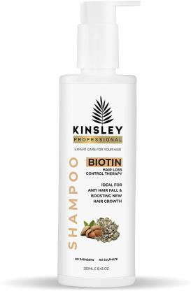 KINSLEY PROFESSIONAL BIOTIN hair loss control therapy shampoo - Price in  India, Buy KINSLEY PROFESSIONAL BIOTIN hair loss control therapy shampoo  Online In India, Reviews, Ratings & Features 