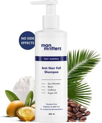 Man Matters DHT Blocker Anti Hair Fall Shampoo | Biotin, Caffeine ...