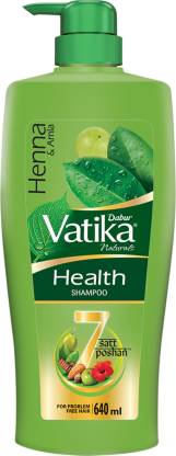 DABUR VATIKA Henna and Amla Health Shampoo  (640 ml)