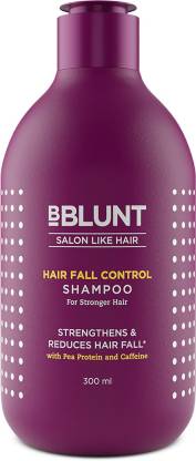 BBlunt Hair Fall Control Shampoo with Pea Protein & Caffeine for Stronger  Hair - 300 ml - Price in India, Buy BBlunt Hair Fall Control Shampoo with Pea  Protein & Caffeine for