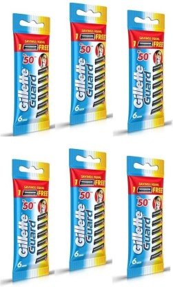 gillette guard razor cartridge 6 pcs