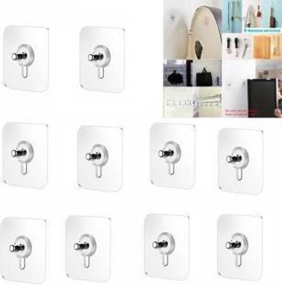 StarBreez Adhesive Nails Wall Poster Non-Trace Stick Wall Hook, Adhesive Hooks, , Heavy Duty Wall Hooks for Hanging, Durable Practical Transparent Strong Adhesive Screw Wall Nail 10 PCS Adhesive Price in India - StarBreez Adhesive Nails Wall Poster Non-Trace Stick Wall Hook, Adhesive Hooks, , Heavy Duty Wall Hooks for Hanging, Durable Practical Transparent Strong Adhesive Screw Wall Nail 10 PCS Adhesive Price in India -