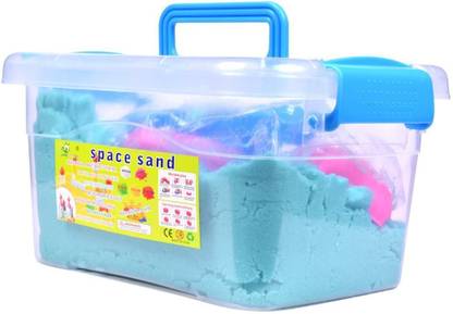 REMANG 2kg rectangle box Kinetic Sand Children Sandcastle Set for Kids