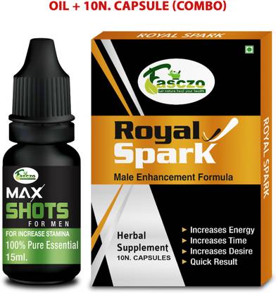 Fasczo Royal Spark Solution Ling Capsule Sex Capsule S-E-X Power Oil