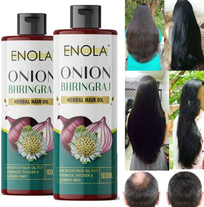 Enola Onion Bhringraj-Hair Oil For Men and Women(Pack of-2)_100ml Hair Oil Price in India - Buy Enola Onion Bhringraj-Hair Oil For Men and Women(Pack of-2)_100ml Hair Oil online at Enola Onion Bhringraj-Hair Oil For Men and Women(Pack of-2)_100ml Hair Oil Price in India - Buy Enola Onion Bhringraj-Hair Oil For Men and Women(Pack of-2)_100ml Hair Oil online at