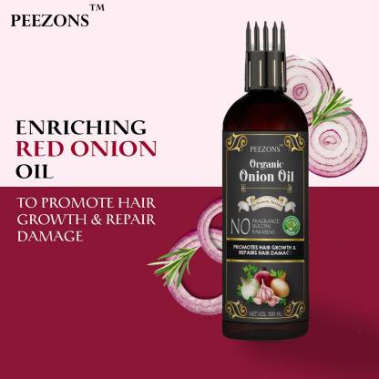 Peezons Onion Hair oil for Hair Growth and Hair Fall Control (100 ml) Hair  Oil - Price in India, Buy Peezons Onion Hair oil for Hair Growth and Hair  Fall Control (100