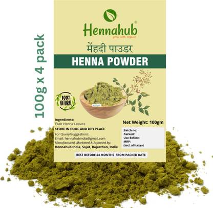 hennahub Organic Natural Henna Powder Mehndi For Hair 100g x 4 pack Price in India - Buy hennahub Organic Natural Henna Powder Mehndi For Hair 100g x 4 pack online at hennahub Organic Natural Henna Powder Mehndi For Hair 100g x 4 pack Price in India - Buy hennahub Organic Natural Henna Powder Mehndi For Hair 100g x 4 pack online at