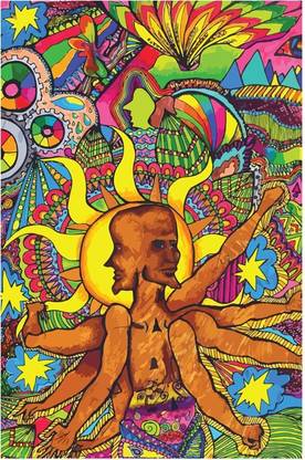 Psychedelic Shiva Trippy Poster Paper Print - Pop Art posters in India - Buy art, film, design, movie, music, nature and educational paintings/ wallpapers at Psychedelic Shiva Trippy Poster Paper Print - Pop Art posters in India - Buy art, film, design, movie, music, nature and educational paintings/ wallpapers at