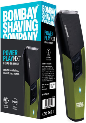 BOMBAY SHAVING COMPANY POWER PLAY NXT BEARD TRIMMER Trimmer 90 min Runtime 6 Length Settings