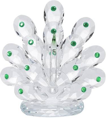 BNF Crystal Peacock Sculpture Statue Figurine for Office Desk Store Green S  Decorative Showpiece - 10 cm Price in India - Buy BNF Crystal Peacock  Sculpture Statue Figurine for Office Desk Store