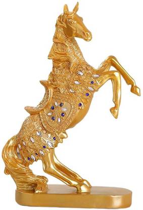 LoomTree Luxury Galloping Horse Statue Table Animal Figurine Home