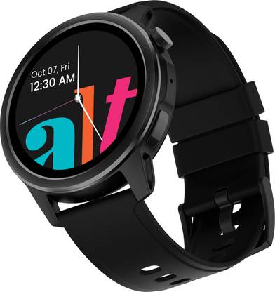 alt Vibe BT Calling with 1.38 inch HD Display, my QR Code, AI Voice Assistant Smartwatch  (Black Strap, Regular)