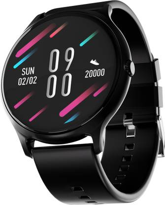 Fire-Boltt Hurricane 1.39” Curved Glass Display with 360 Health 120+ Sports Modes Smartwatch  (Black Strap, Free Size)