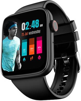 alt Lit, 1.85HD Display, Bt Calling, 7 day Battery, AI Voice Asst, Rotating Crown Smartwatch  (Black Strap, Regular)