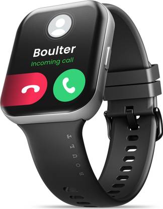 Boult Swing 1.9″ HD Screen, BT Calling,7 Days Battery Life with Zinc Alloy Frame Smartwatch  (Black Strap, Free Size)