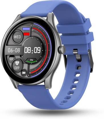 [For Paytm Wallet] Pebble Cosmos Bold Metallic Smartwatch, 1.39” Display, 500 Nits brightness, BT Calling Smartwatch  (Blue Strap, Free Size)