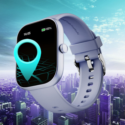 boAt Wave Sigma 3 w/ Turn By Turn Navigation, 2.01 Screen, Crest App, QR Code Tray Smartwatch