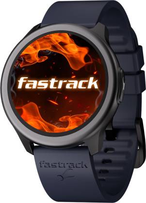 Fastrack FR1|1.39Super UltraVU Display (360*360)|Advanced BT Calling Chipset Smartwatch  (Dark Blue Strap, Free Size)