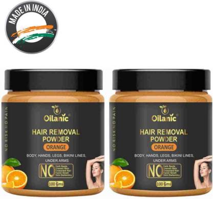 Oilanic Natural & Organic Hair Removal Powder - All Skin & Hair Types Cream  (Pack Of 2) - Price in India, Buy Oilanic Natural & Organic Hair Removal  Powder - All Skin